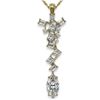 Image 1 : 2.2 ctw Marquise Cut Diamond Designer Necklace 18K Yellow Gold - REF-429N5F