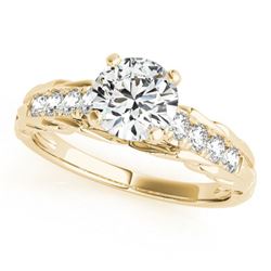 1.20 ctw Certified VS/SI Diamond Ring 18k Yellow Gold - REF-276N5F