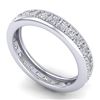 Image 2 : 1.33 ctw Certified VS/SI Diamond Eternity Band 14k White Gold - REF-98X5A