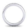 Image 3 : 1.33 ctw Certified VS/SI Diamond Eternity Band 14k White Gold - REF-98X5A
