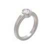 Image 1 : 0.50 ctw Diamond Ring 18K White Gold - REF-157N3F