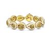 Image 3 : 29.75 ctw Canary Citrine & Diamond Bracelet 18K Yellow Gold - REF-851Y3X