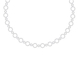 10 ctw Certified SI/I Diamond Halo Necklace 18K White Gold - REF-690W2H