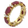 Image 1 : 8.62 ctw Ruby Ring 18K Yellow Gold - REF-114N9F