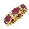 Image 3 : 8.62 ctw Ruby Ring 18K Yellow Gold - REF-114N9F