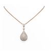 Image 1 : 5.67 ctw Diamond Necklace 18K Rose Gold - REF-433K6Y