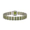 Image 3 : 28.56 ctw Tourmaline & Diamond Bracelet 14K White Gold - REF-404Y8X