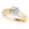 Image 2 : 1 ctw Certified VS/SI Diamond Solitaire 2pc Wedding Set 14k Yellow Gold - REF-273F2M