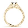 Image 3 : 1 ctw Certified VS/SI Diamond Solitaire 2pc Wedding Set 14k Yellow Gold - REF-273F2M