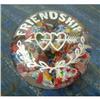 American Frit Paperweight FRIENDSHIP c1920 #1446173