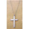 Image 1 : Stg.Engraved Cross & Fine Chain #1446267