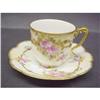 Image 1 : GOLD GILT LIMOGES DEMITASSE CUP/SAUCER #1446281
