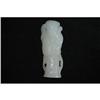 Carved  White Jade  Lady Holding a Music #1446548