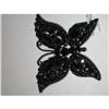 Weiss black butterfly brooch #1446686