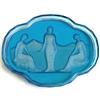 Image 1 : Egyptian IntaglioCut Blue Glass Vanity Tray #1446790