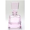 Lilac Pink Lead Crystal Perfume Bottle #1446994
