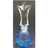 Ice Blue & Clear Crystal Art Deco Perfume #1447001