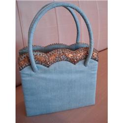 Neiman Marcus Vintage Silk Embroidered Purse #1447174