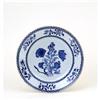 Image 1 : 19C Chinese Export Blue & White Plate Flower #1447225