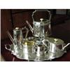 Image 1 : Elkington Tea & Coffe Set w/ Tray and Tilting #1467450