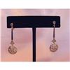 Image 1 : Edwardian Diamond Dangle Earrings #1467478