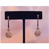 Image 1 : Edwardian Diamond Dangle Earrings #1467478