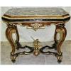 Image 1 : Marble Top Hall Foyer Side Center Table #1467970