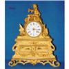 Image 1 : Absolutely Amazing Bronze Gilt Mantel Clock !! #1467981