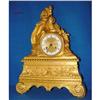 Image 1 : Exceptional Unique Bronze Gilted Mantel Clock #1467982