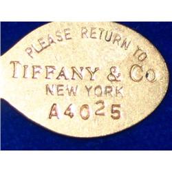 Vintage TIFFANY Key Chain with Key, Tag, Pen #1468054