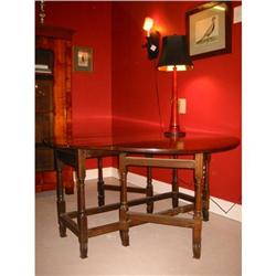 English oval oak  gate leg table #1468066