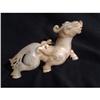 Image 1 : Large 18th. century white jade carving unicorn #1468157