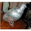 Image 1 : Wonderful Sterling Sculpture of a Grouse #1468289