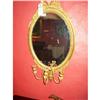 Image 1 : Victorian Gilt Oval Mirror with Candle Sconces #1468397