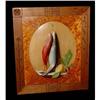 Image 1 : 19C Italian Oil Painting Fish Lemon COSTA  #1468446