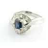 Image 1 : 0.74ct Sapphire & Diamonds in 14k Gold Ring #1473726