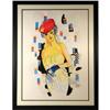 Image 1 : Wayne Ensrud Signed Watercolor on Paper, Lady #1473812