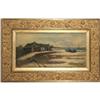 Image 1 : C.A. Edward Framed Oil Painting, Landscape #1473830