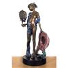 Image 1 : R. Shiloh Bronze Sculpture, Girl holding a #1473856