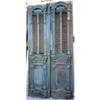 Image 1 : French Colonial Pine Iron Double Entry Doors #1474081
