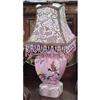 Image 1 : Porcelain bird lamp custom made shade #1474300