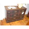Image 1 : multi drawer dresser with campaign style bank #1474349