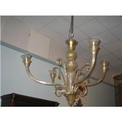 Hand Blown Murano Glass Chandelier #1487005