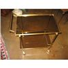 Image 1 : French Brass and Glass Tea Cart #1487010