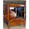 Image 1 : ANTIQUE VICTORIAN CANOPY QUEEN BED FURNITURE #1487630