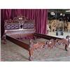 Image 1 : RENAISSANCE VICTORIAN QUEEN HIGH RELIEF BED #1487631