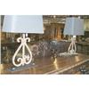 Pair of Metal Base Lamps #1487775