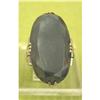 Image 1 : 18K Gold with Hematite Ladies Ring Size 7.5 #1497813