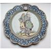 Image 1 : Quimper Unusual Early HR plate with Arabesque #1498314