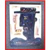 Image 1 : Signed & Dated Abstract Singing Man Painting #1498382